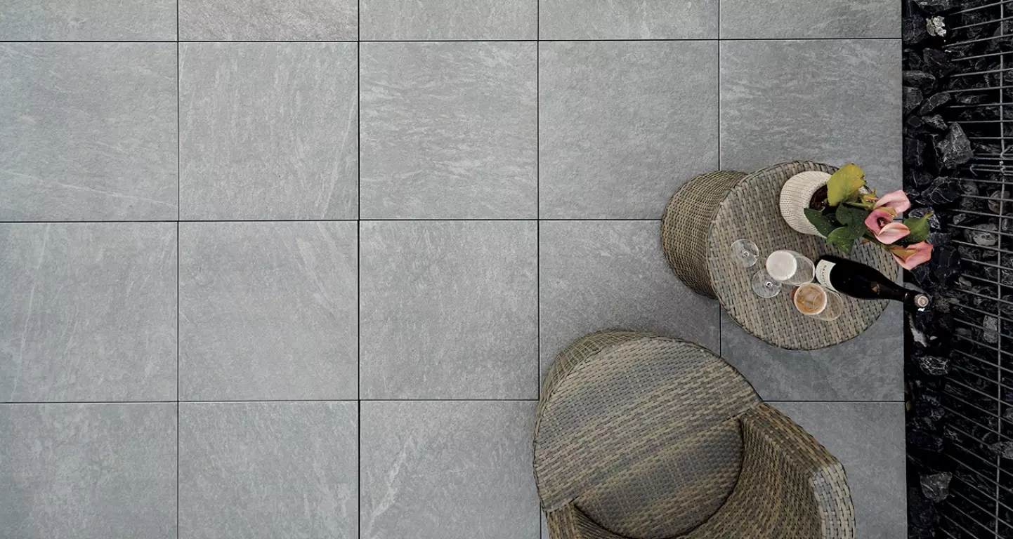 płytka naśladująca szary kwarcyt