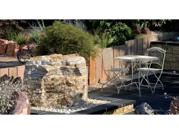 taras z płyt wapiennych