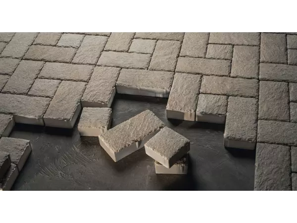 nowoczesna kostka brukowa beżowa