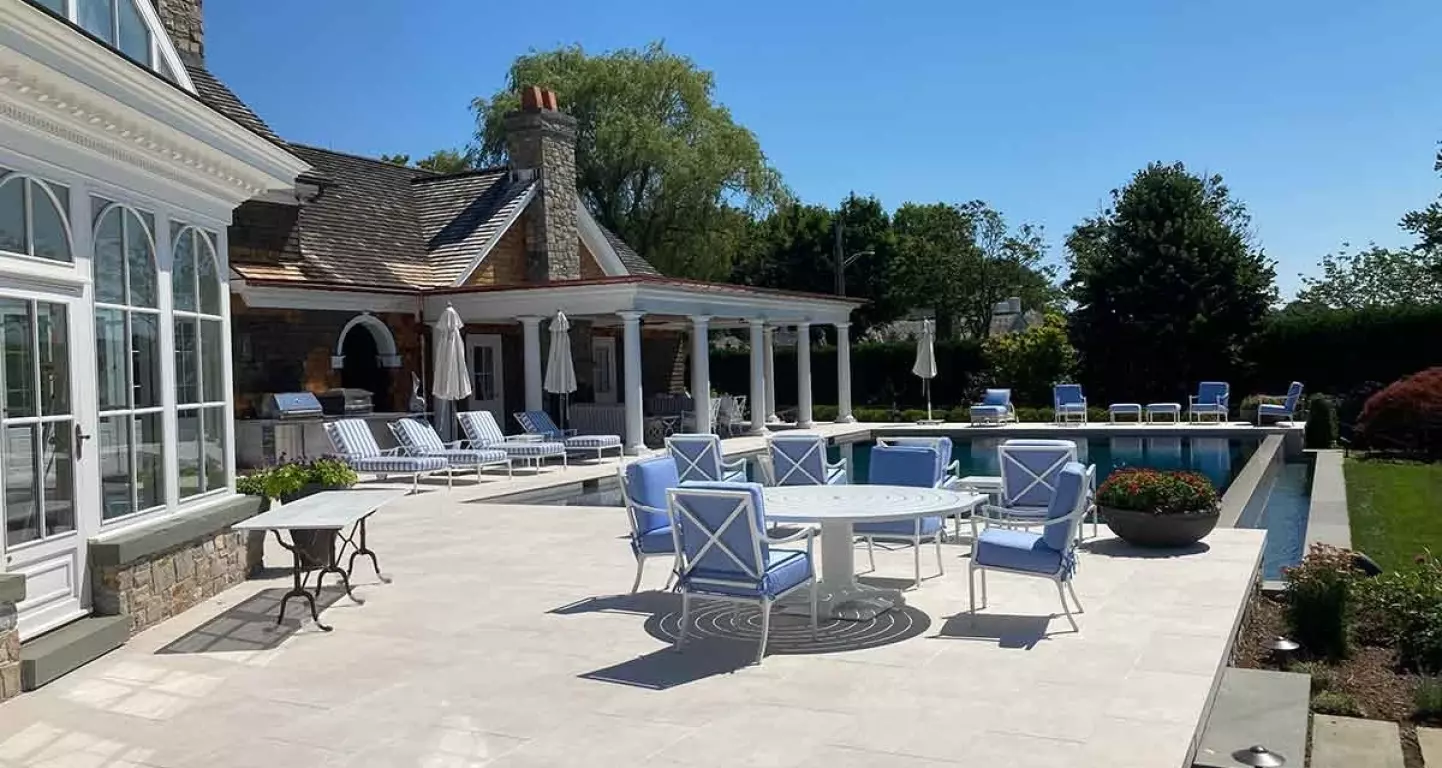 Jasna płytka tarasowa DUOMO Perla w odcieniu kości słoniowej i beżu