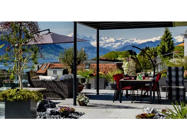 kamień naturalny na tarasie