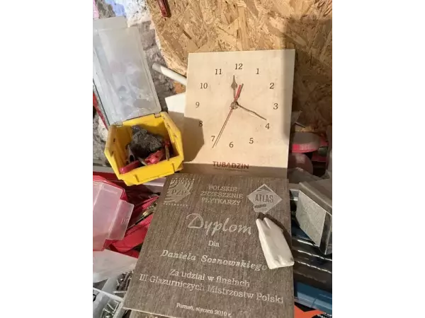 Dyplom Glazurniczych Mistrzostw Polski z 2010 roku Daniel Sosnowski