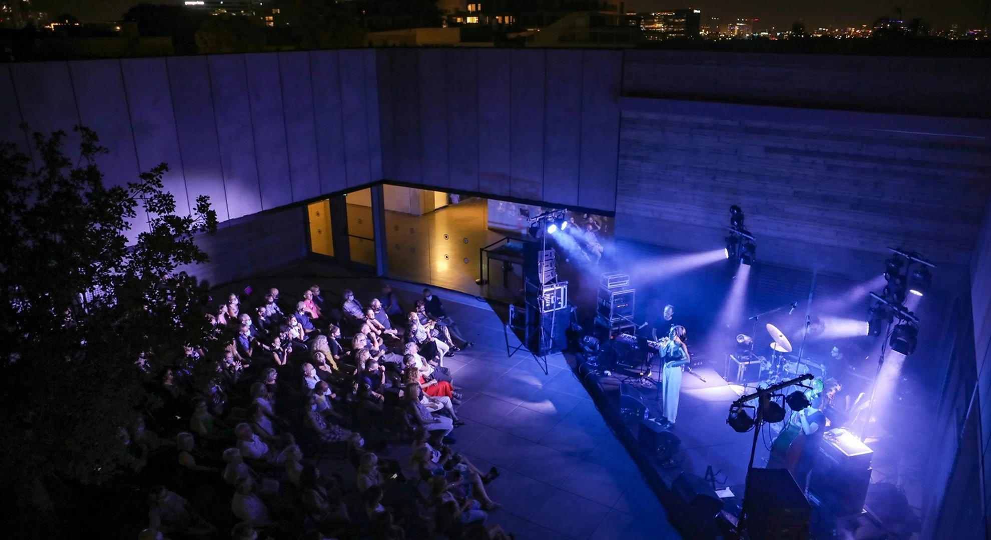 Baner zielonej przestrzeni miejskiej