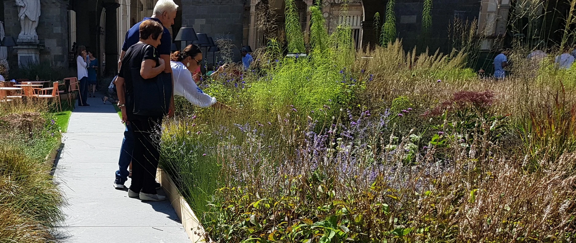 Baner zielonej przestrzeni miejskiej