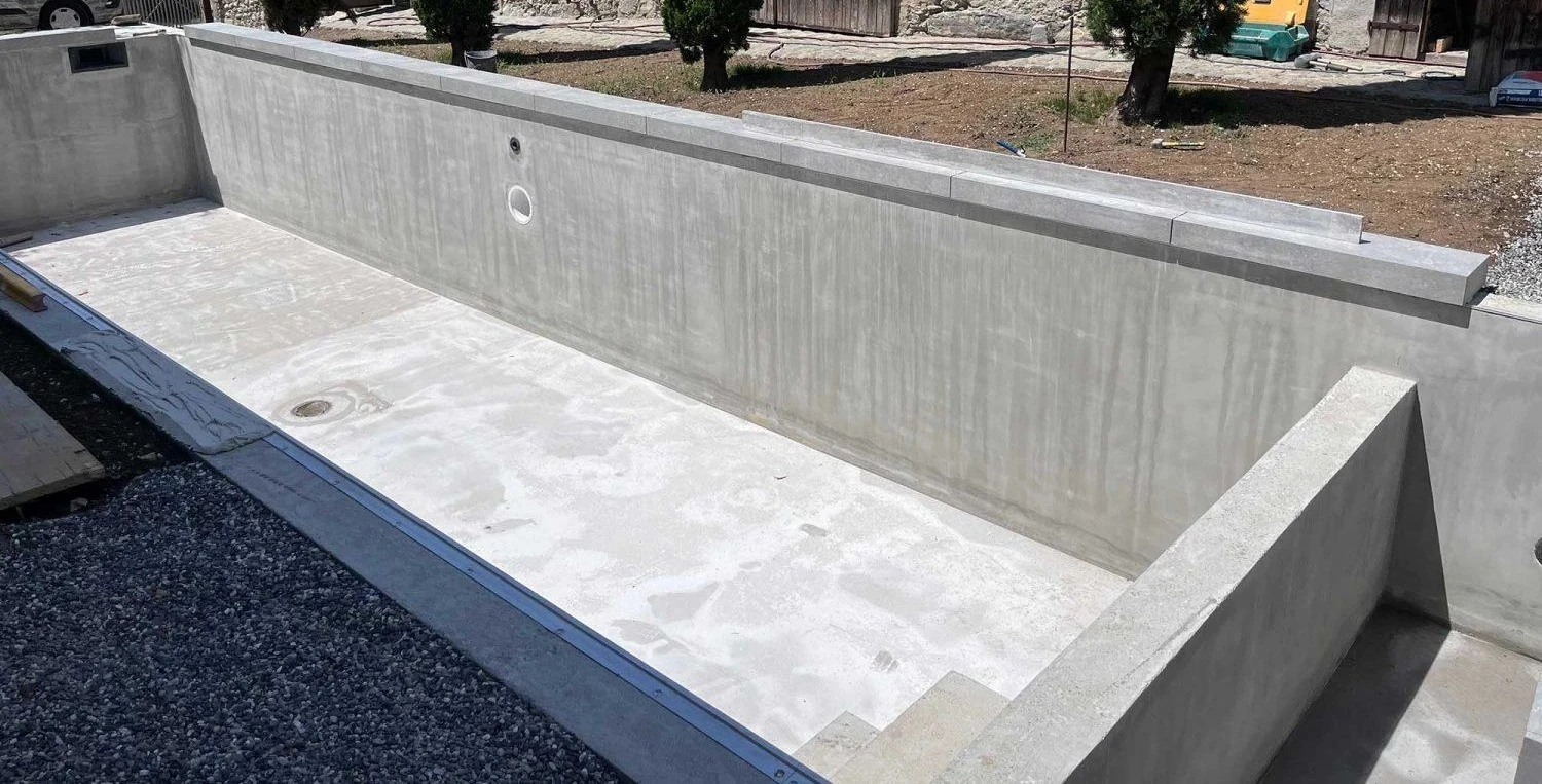 Basen z betonu wodoszczelnego