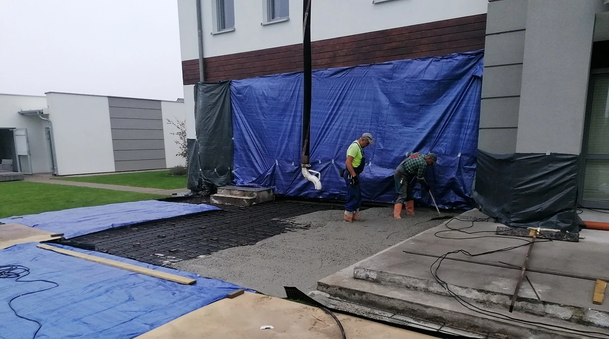 płyta fundamentowa pod taras