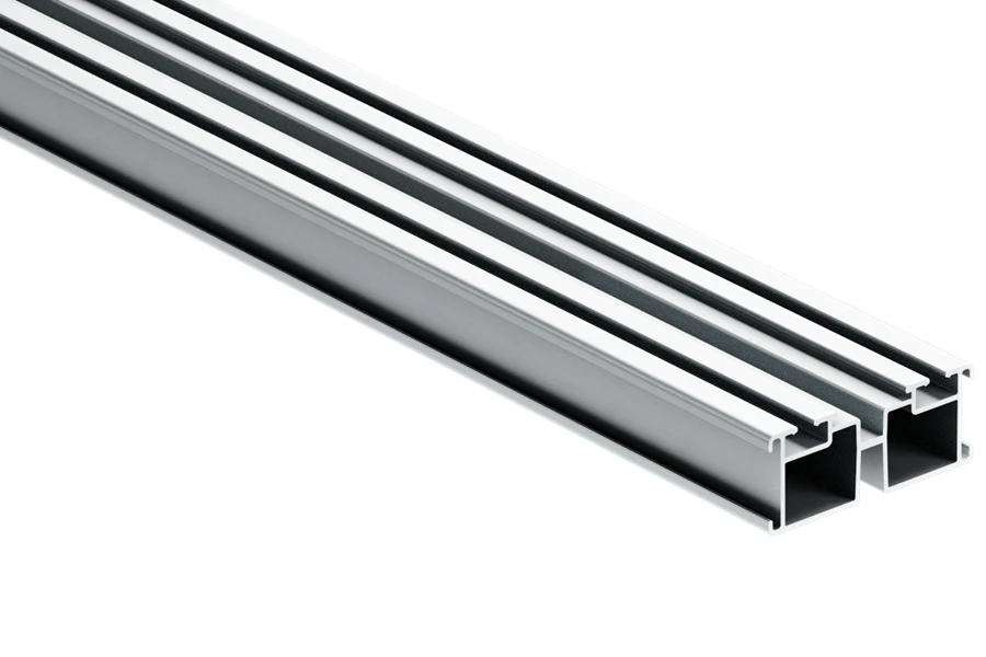 Legar ECO Rapid Flow Eterno Ivica – widok 3D perspektywiczny, profil aluminiowy 60,5×25 mm szczelina 6,5 mm
