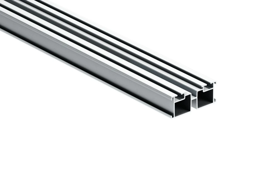 Legar aluminiowy ECO Eterno Ivica – widok 3D perspektywiczny, profil odwracalny 60,5×25 mm
