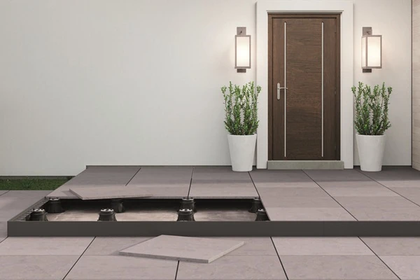 Profil perymetralny wertykalny Eterno Ivica – aluminiowe wykończenie obrzeża tarasu